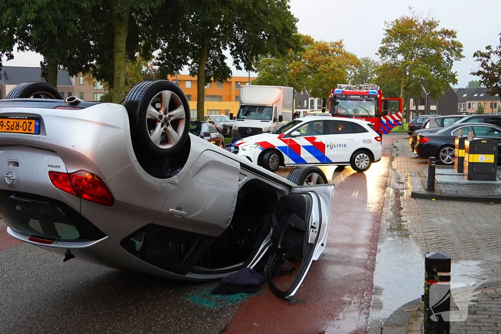Botsing tussen voertuigen leidt tot ongeval