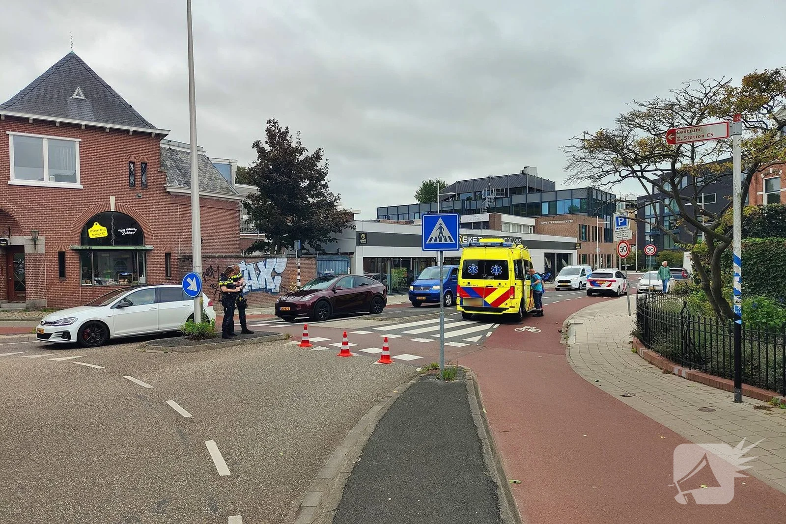 Bestuurder driewieler gewond na ongeval