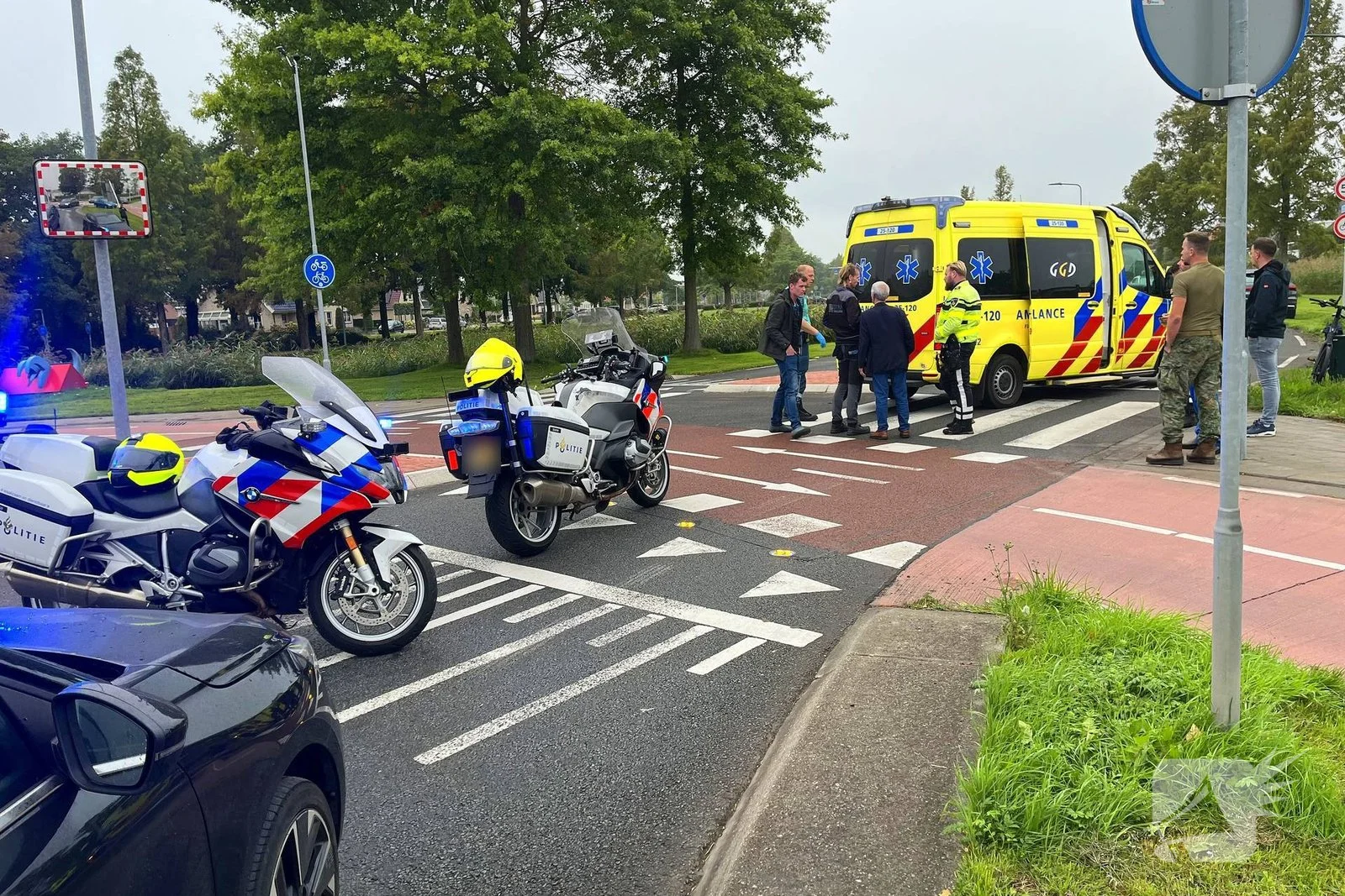 Ongeval tussen fietser en automobilist