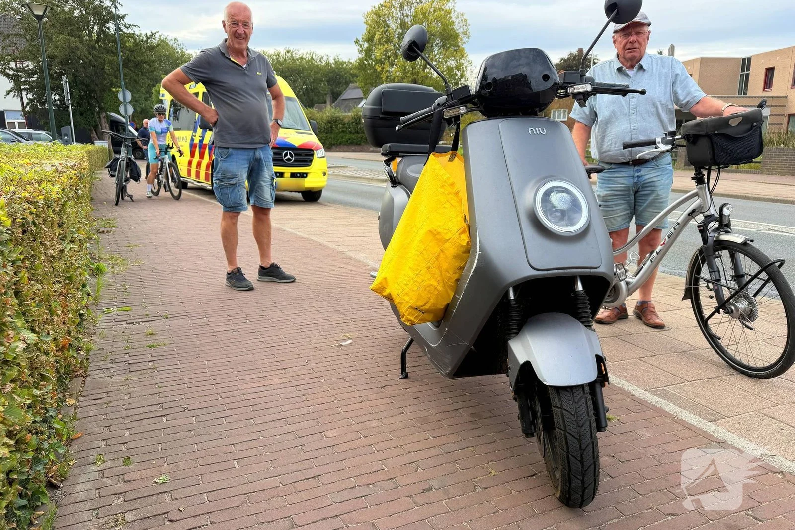 Scooterrijder gewond na val tijdens uitwijkmanoeuvre