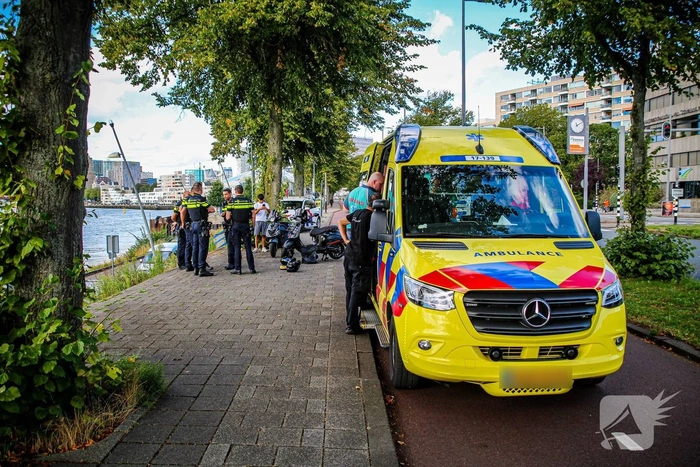 Ongeval aan drukke boulevard