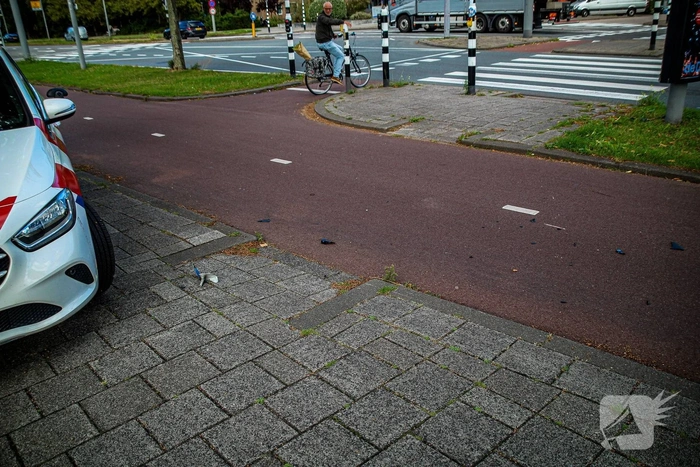 Ongeval aan drukke boulevard