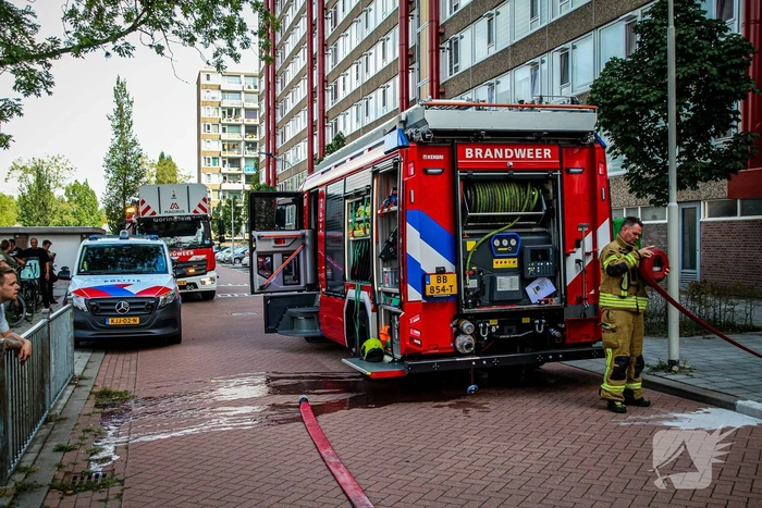 Brand in woning snel geblust