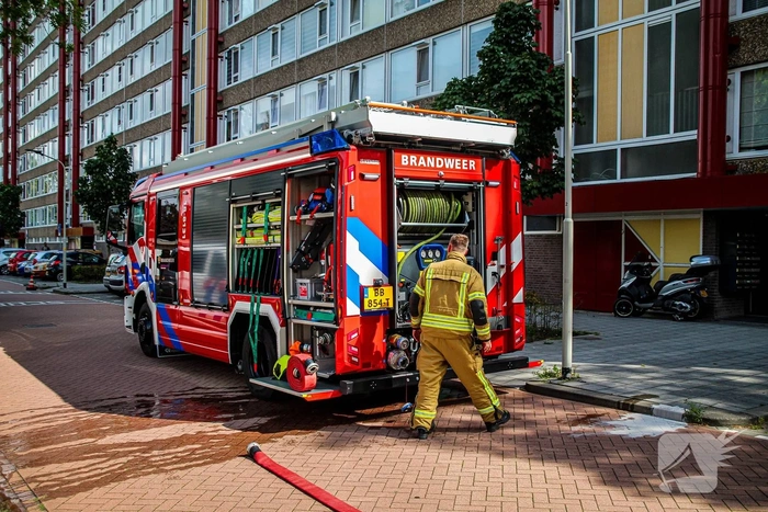 Brand in woning snel geblust