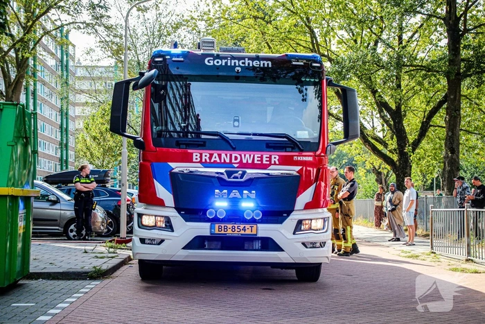 Brand in woning snel geblust