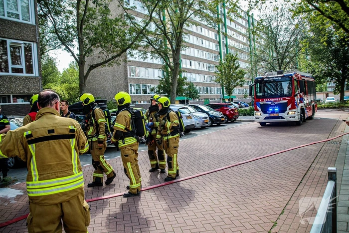 Brand in woning snel geblust
