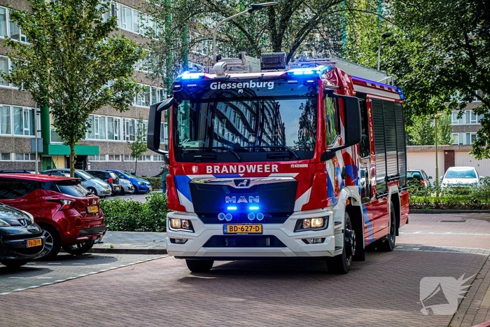 Brand in woning snel geblust