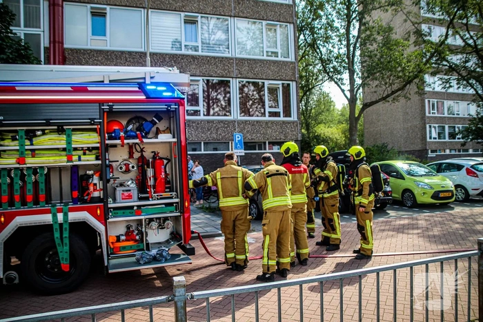 Brand in woning snel geblust