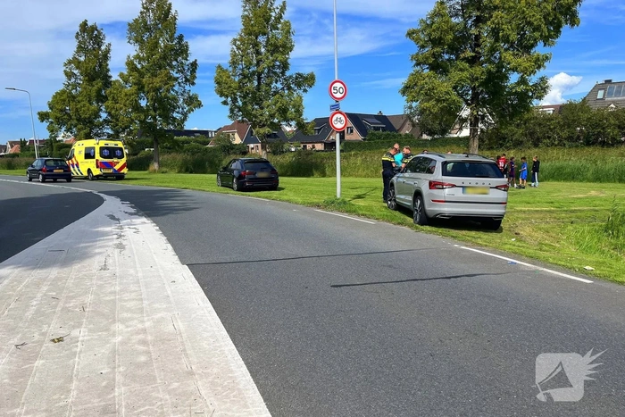 Fietser gewond bij aanrijding met auto