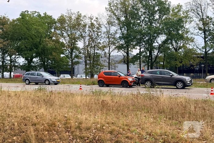 Kopstaartaanrijding met meerdere betrokkenen