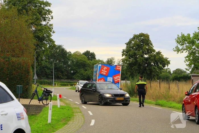 Bestuurder onder invloed belandt in greppel na aanrijding
