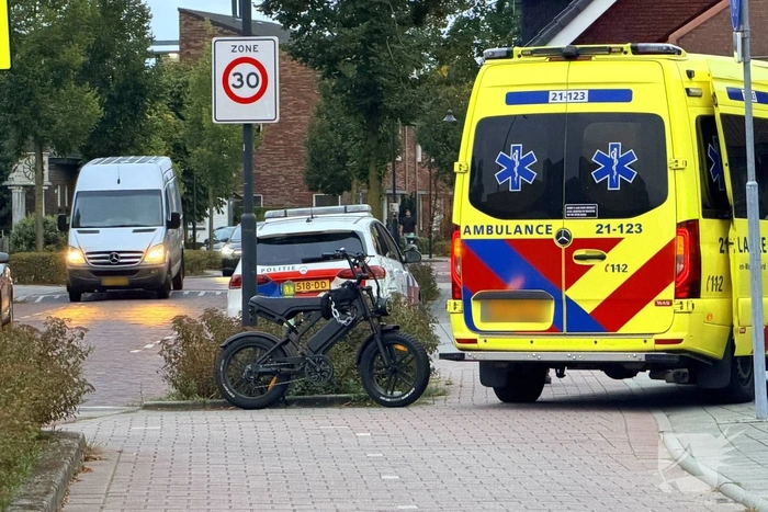 Fatbiker aangereden door auto