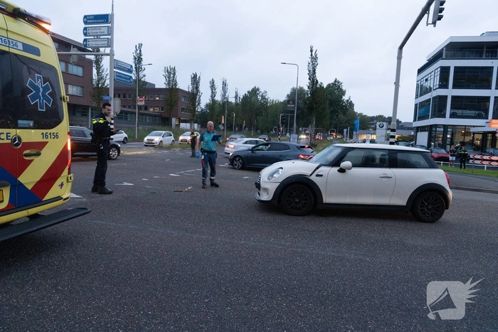 Fietser gewond bij aanrijding met auto