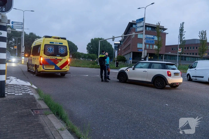 Fietser gewond bij aanrijding met auto