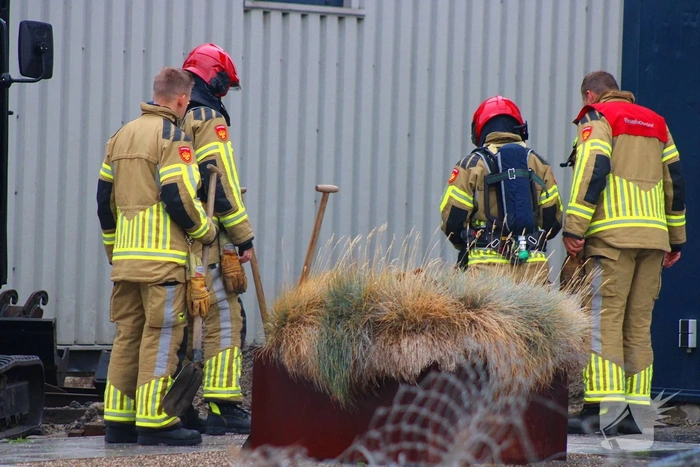 Gasleiding geraakt tijdens werkzaamheden