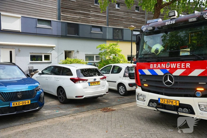 Rookontwikkeling door defecte wasmachine