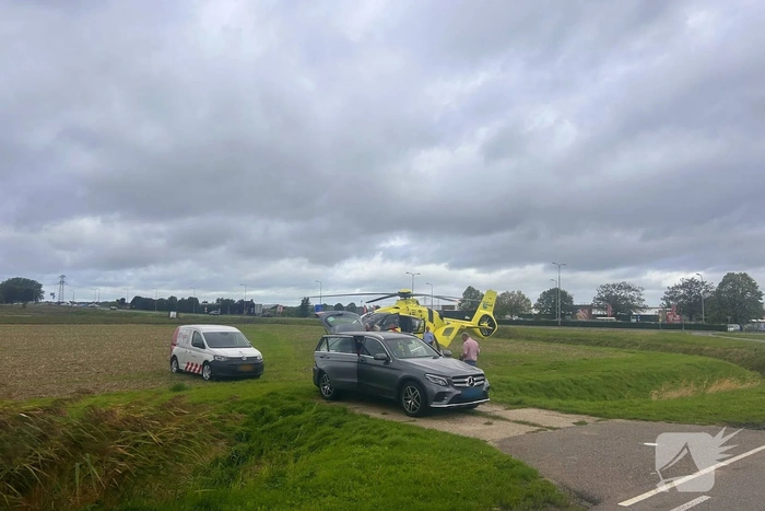 Traumahelikopter aan de grond door technische storing