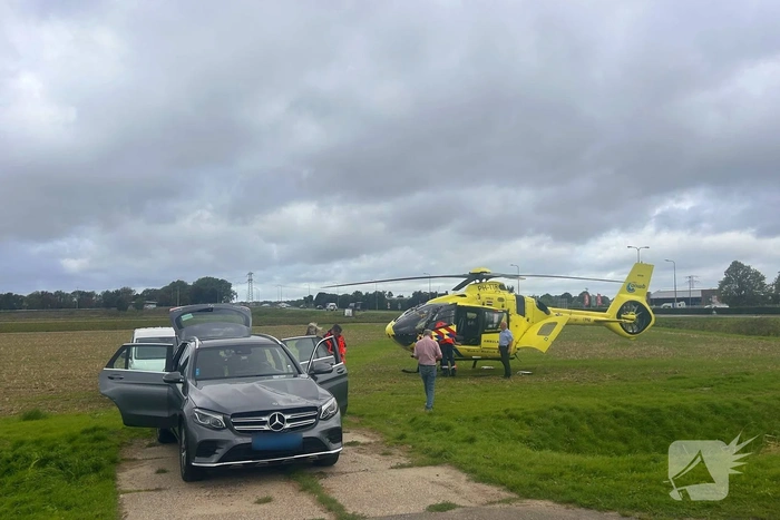 Traumahelikopter aan de grond door technische storing