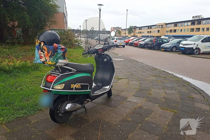 Scooterrijder gewond bij eenzijdig ongeval