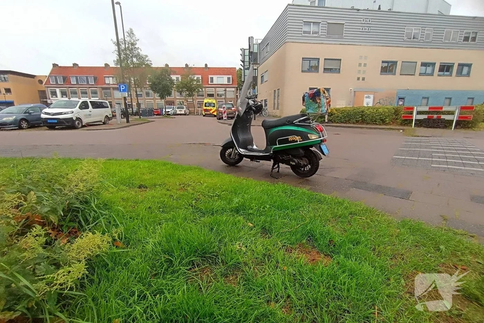 Scooterrijder gewond bij eenzijdig ongeval