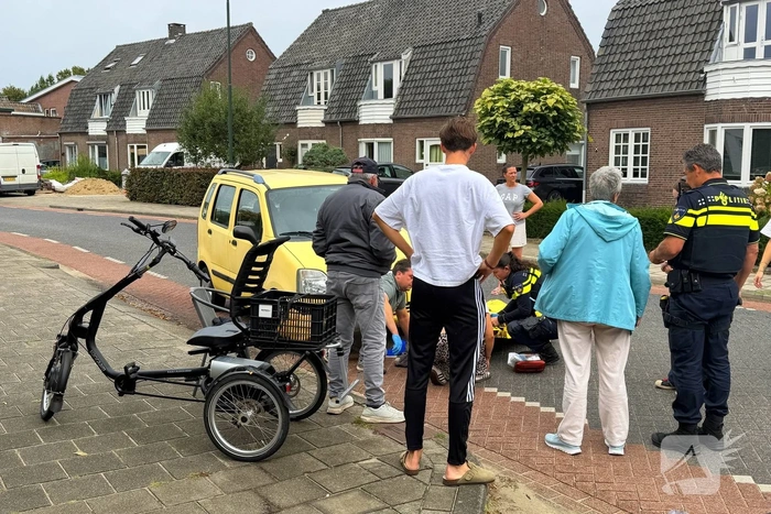 Fietser gewond na aanrijding met auto