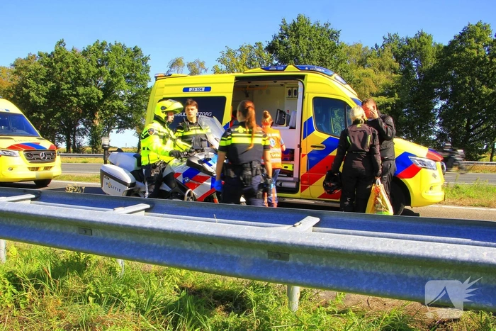 Motorongeval leidt tot gewonden en ziekenhuisopname