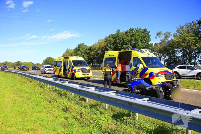 Motorongeval leidt tot gewonden en ziekenhuisopname