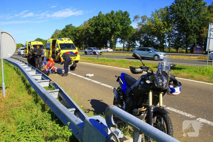 Motorongeval leidt tot gewonden en ziekenhuisopname