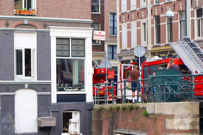Brand in restaurant geblust na rookinhalatie
