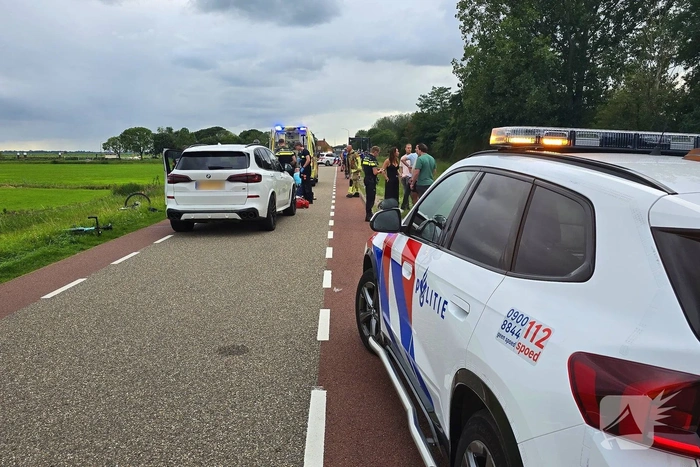 Reanimatie na ongeval met wielrenners