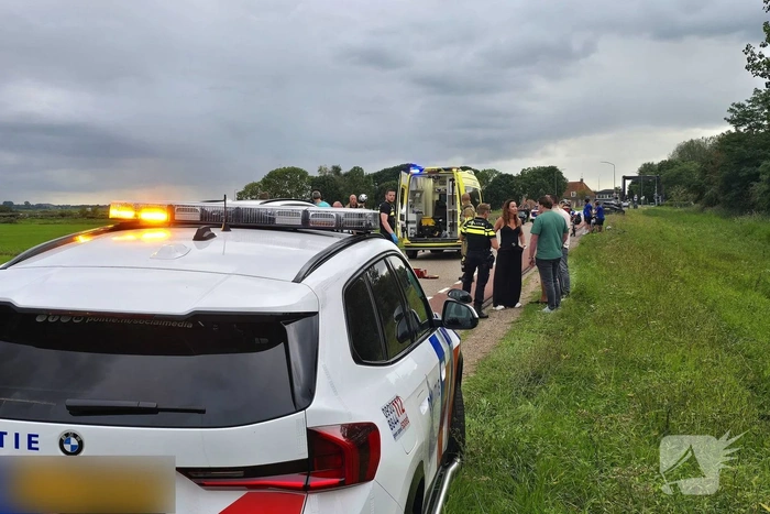 Reanimatie na ongeval met wielrenners