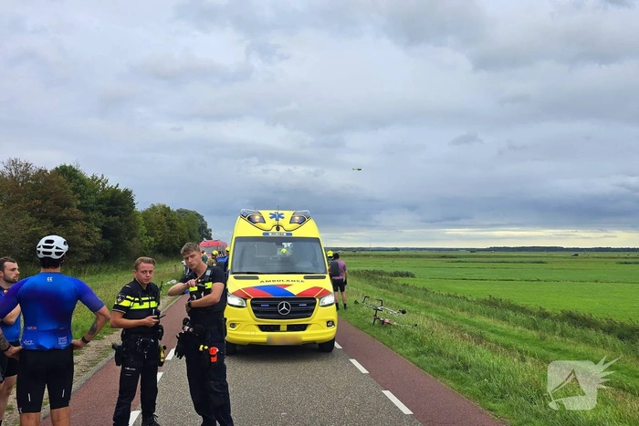 Reanimatie na ongeval met wielrenners