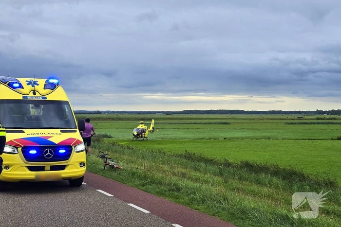 Reanimatie na ongeval met wielrenners