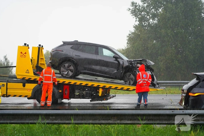 Meerdere voertuigen betrokken bij ongeval