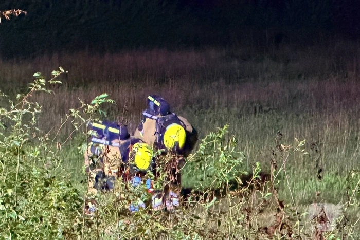 Metingen na verontreiniging van de bodem