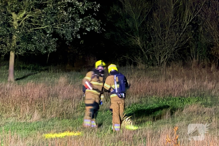 Metingen na verontreiniging van de bodem