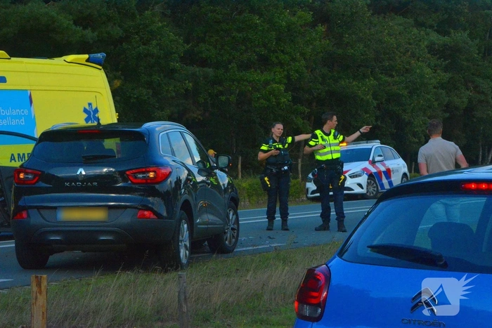 Kop-staartbotsing leidt tot ziekenhuisopname
