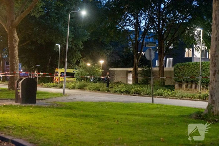 Politie druk met persoon met onbegrepen gedrag