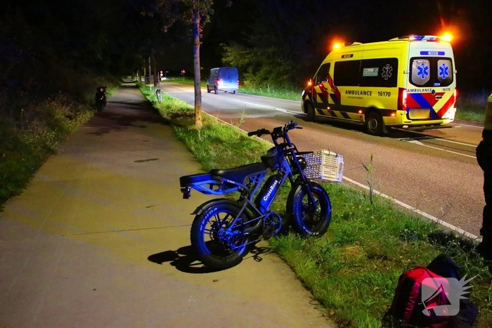 Meisje valt van fatbike en wordt naar ziekenhuis gebracht