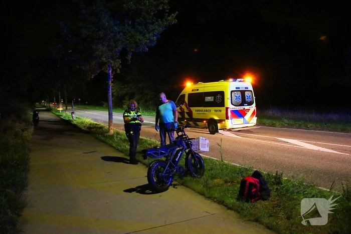 Meisje valt van fatbike en wordt naar ziekenhuis gebracht