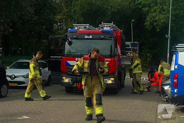 Boom valt om en belandt op voertuig