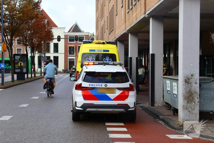 Aanrijding tussen fietsster en automobilist