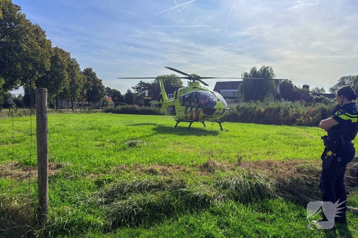 Traumahelikopter ingezet voor medische noodsituatie