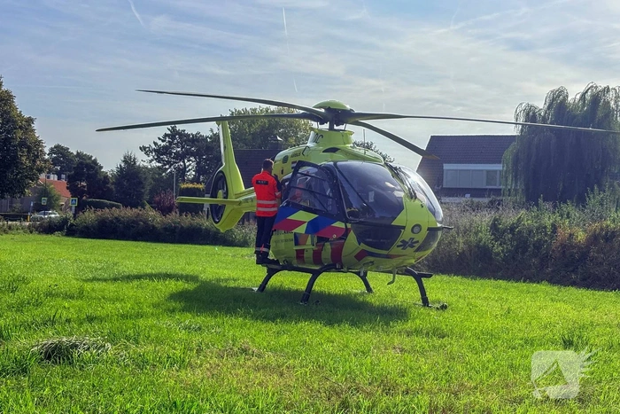 Traumahelikopter ingezet voor medische noodsituatie
