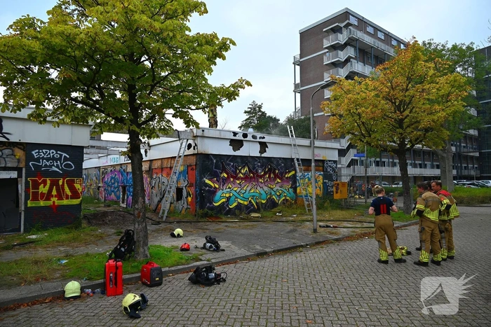 Brand met flinke rookontwikkeling