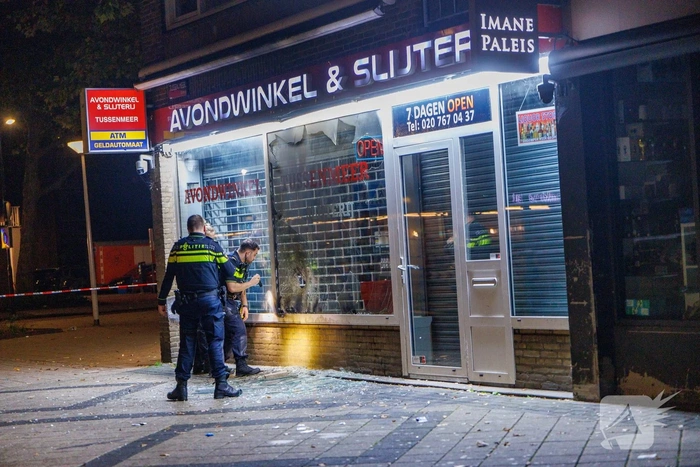 Explosief ontploft bij winkel met geldautomaat