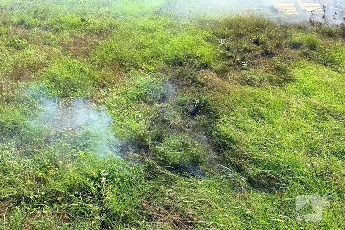 Buitenbrand door gedumpt afval