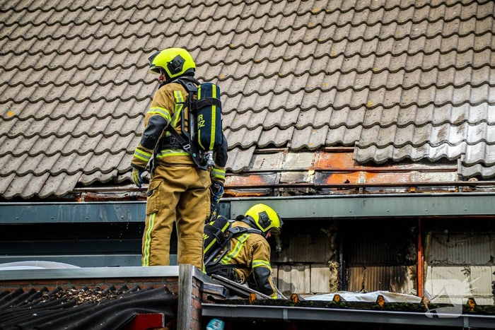 Woningbrand door dakwerkzaamheden