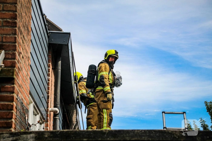 Woningbrand door dakwerkzaamheden