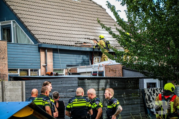 Woningbrand door dakwerkzaamheden